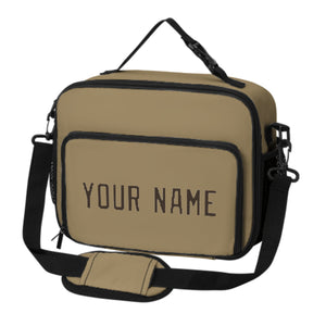 Custom Light Khaki Brown Lunch Bag