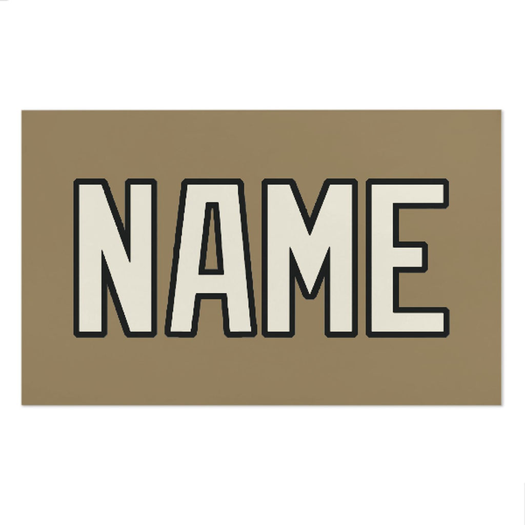 Custom Light Khaki Cream Beach Towel