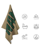 Custom Light Khaki Green Beach Towel