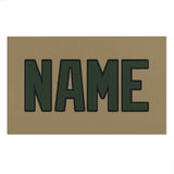 Custom Light Khaki Dark Green Beach Towel