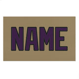 Custom Light Khaki Purple Beach Towel