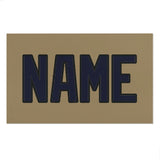 Custom Light Khaki Navy Beach Towel