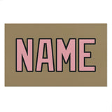 Custom Light Khaki Light Pink Beach Towel