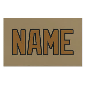 Custom Light Khaki Khaki Beach Towel