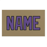 Custom Light Khaki Light Purple Beach Towel