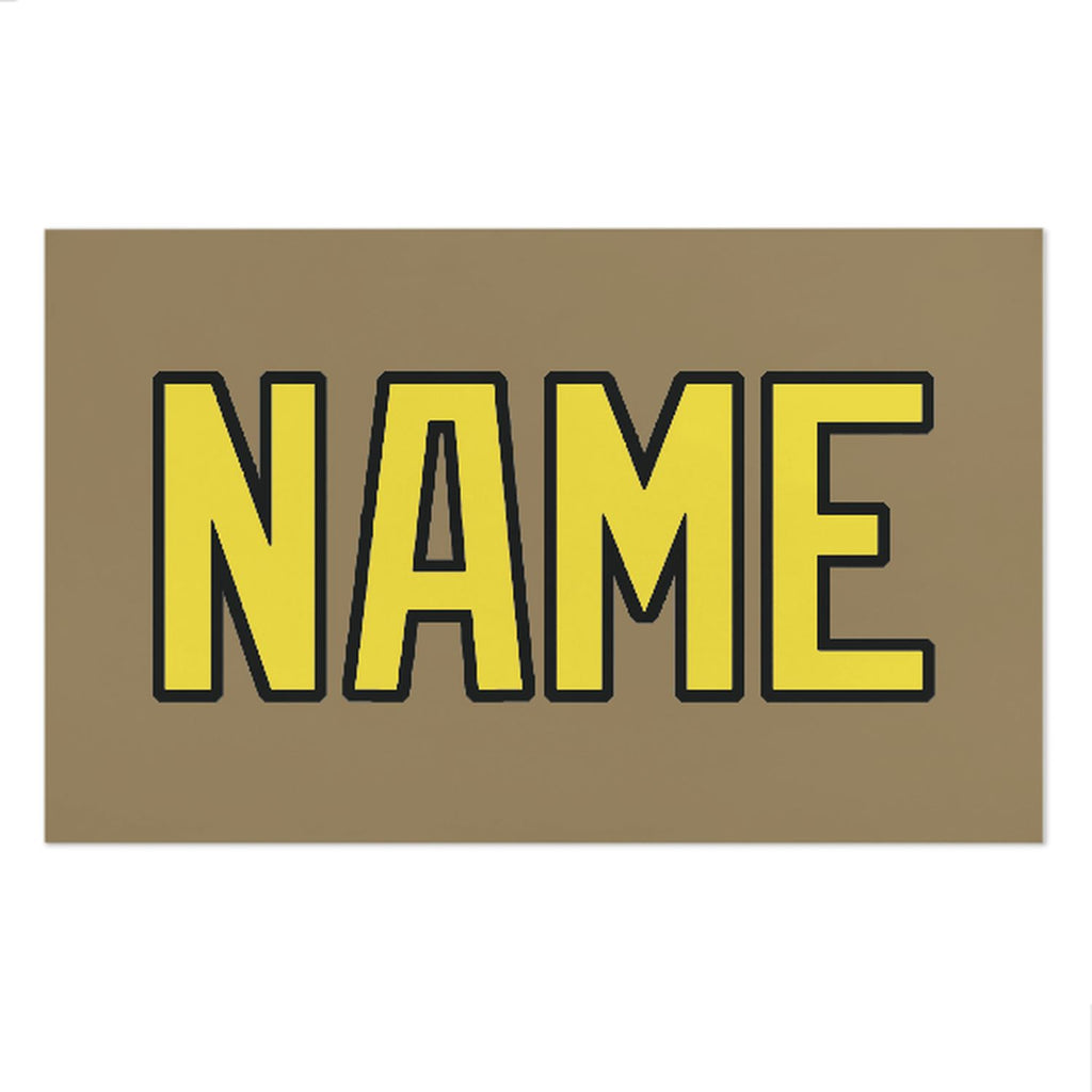 Custom Light Khaki Light Yellow Beach Towel