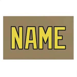 Custom Light Khaki Light Yellow Beach Towel