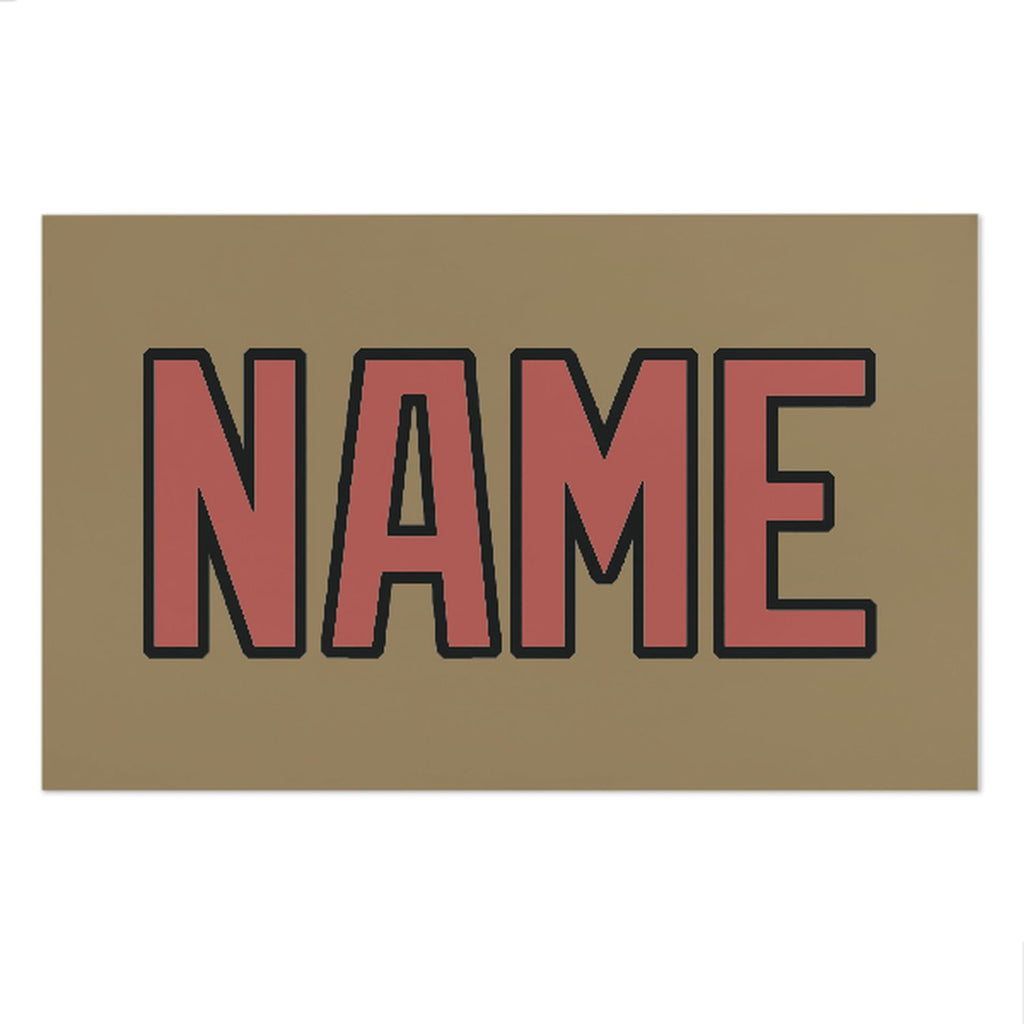 Custom Light Khaki Copper Rose Beach Towel