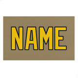 Custom Light Khaki Gold Beach Towel