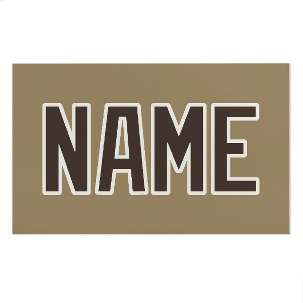 Custom Light Khaki Brown Beach Towel