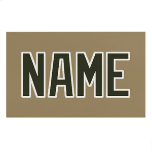 Custom Light Khaki Olive Beach Towel