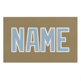 Custom Light Khaki Light Blue Beach Towel