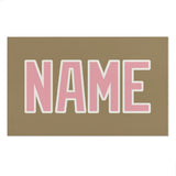 Custom Light Khaki Light Pink Beach Towel