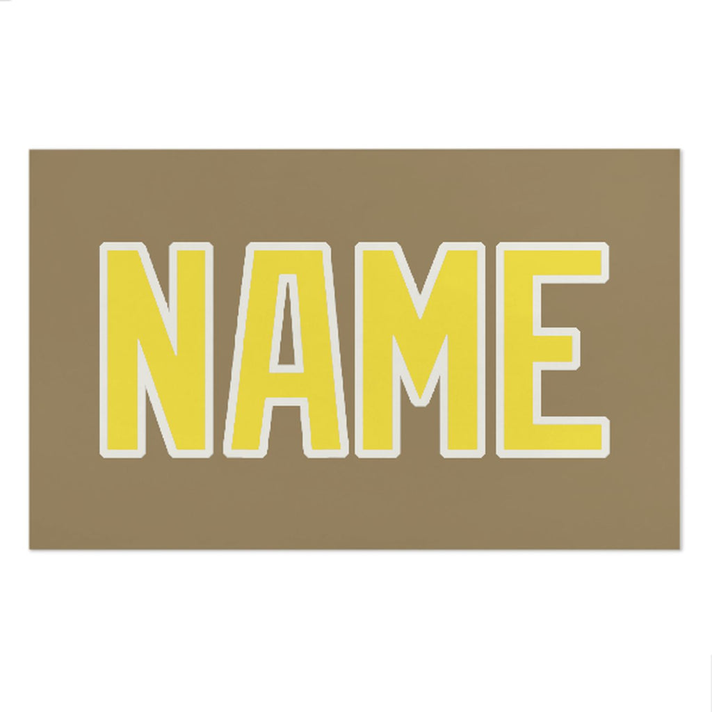 Custom Light Khaki Light Yellow Beach Towel