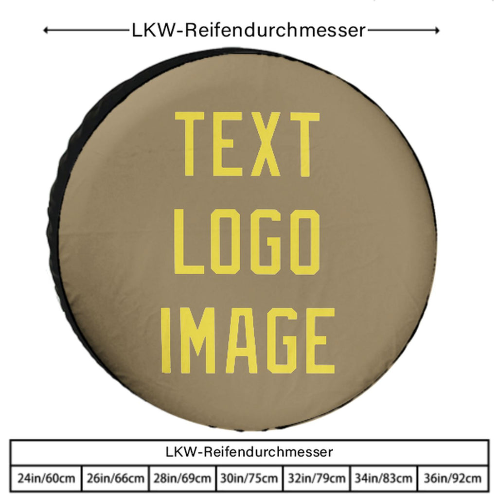 Custom Light Khaki Light Yellow Truck Tires