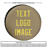 Custom Light Khaki Light Yellow Truck Tires