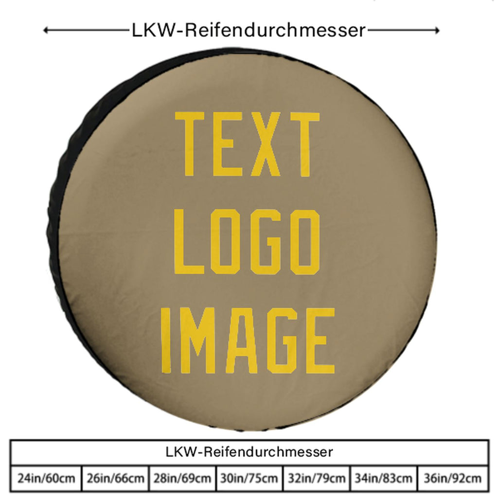 Custom Light Khaki Gold Truck Tires