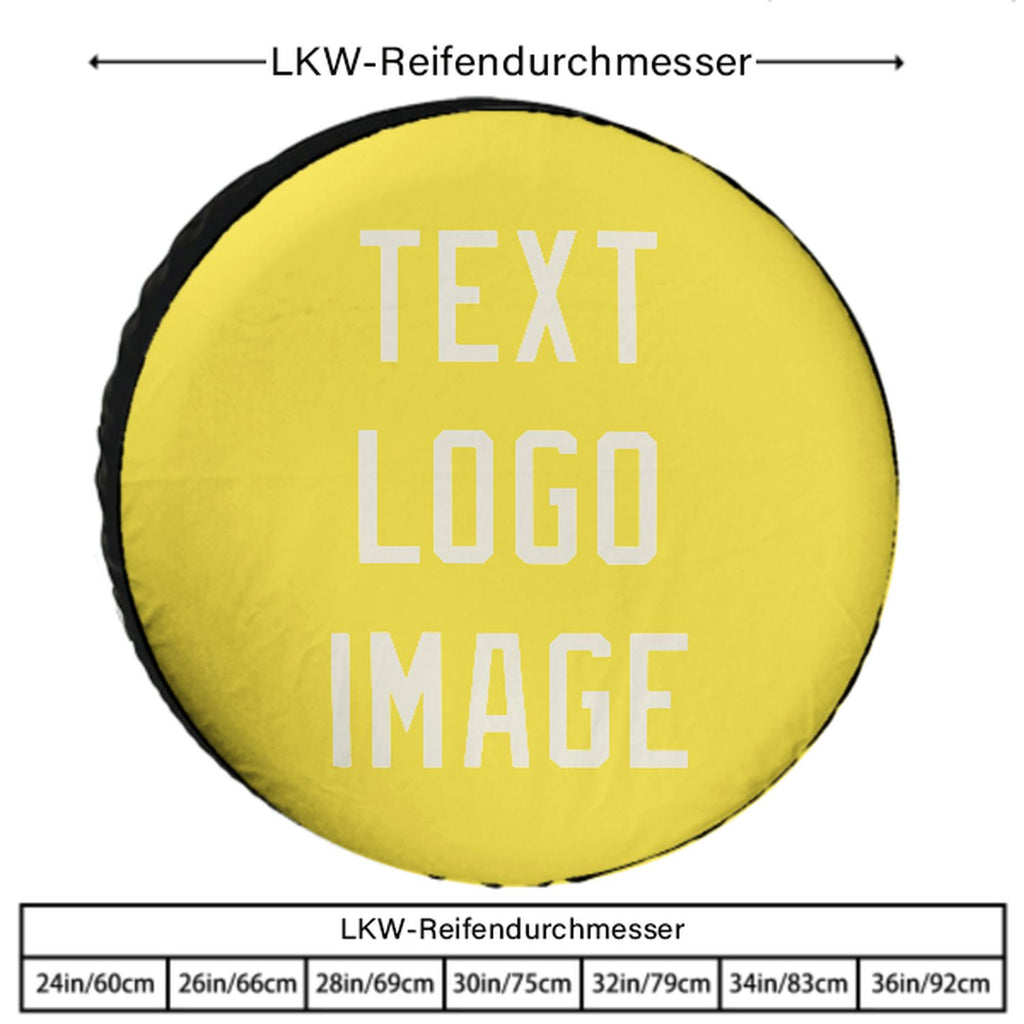 Custom Light Yellow Cream Truck Tires