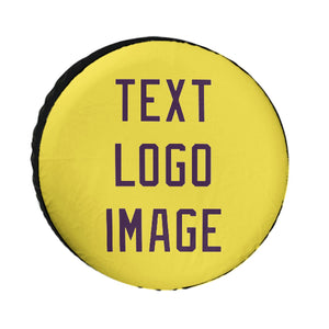 Custom Light Yellow Purple Truck Tires