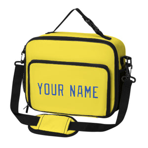 Custom Light Yellow Sky Blue Lunch Bag