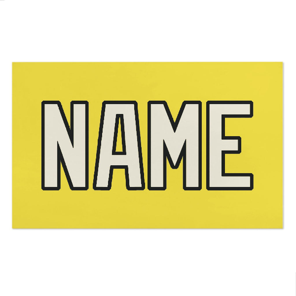 Custom Light Yellow Cream Beach Towel