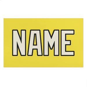 Custom Light Yellow Cream Beach Towel