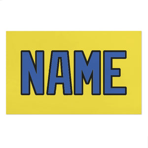 Custom Light Yellow Sky Blue Beach Towel