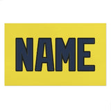 Custom Light Yellow Blue Beach Towel