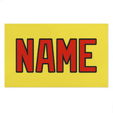 Custom Light Yellow Orange Red Beach Towel