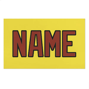 Custom Light Yellow Coral Red Beach Towel