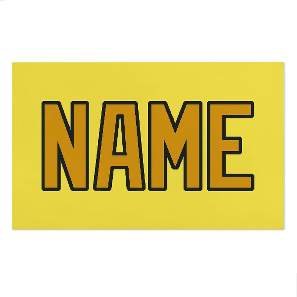 Custom Light Yellow Yellow Beach Towel