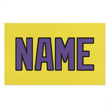 Custom Light Yellow Light Purple Beach Towel