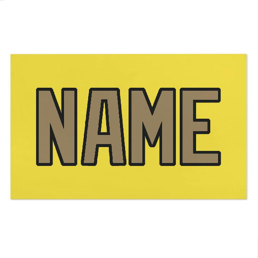 Custom Light Yellow Light Khaki Beach Towel