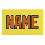 Custom Light Yellow Orange Beach Towel