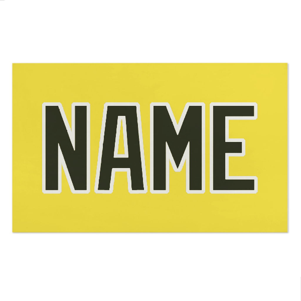 Custom Light Yellow Olive Beach Towel