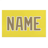 Custom Light Yellow Light Khaki Beach Towel