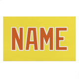 Custom Light Yellow Orange Beach Towel