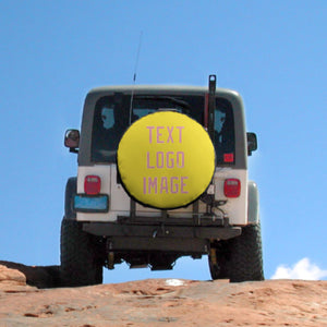 Custom Light Yellow Light Pink Truck Tires