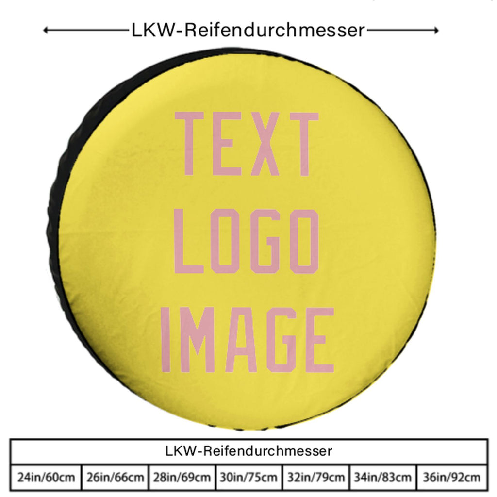 Custom Light Yellow Light Pink Truck Tires