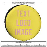 Custom Light Yellow Light Pink Truck Tires