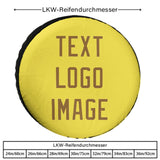 Custom Light Yellow Khaki Truck Tires