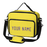 Custom Light Yellow Light Purple Lunch Bag