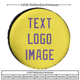 Custom Light Yellow Light Purple Truck Tires