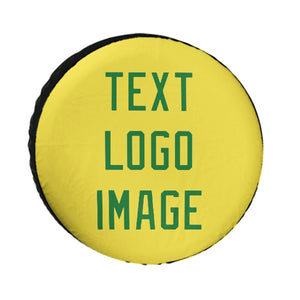 Custom Light Yellow Emerald Green Truck Tires