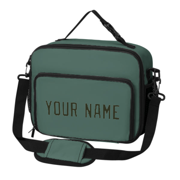 Custom Blue Green Olive Lunch Bag