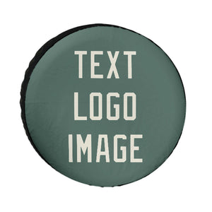 Custom Blue Green Cream Truck Tires