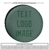 Custom Blue Green Green Truck Tires