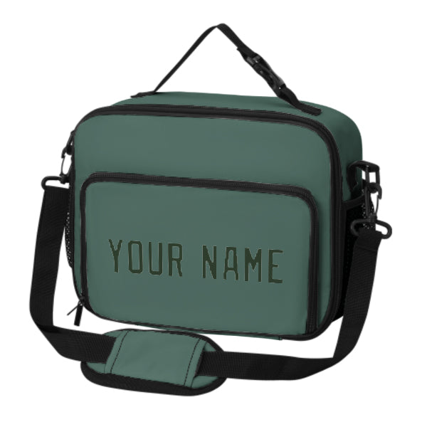 Custom Blue Green Dark Green Lunch Bag