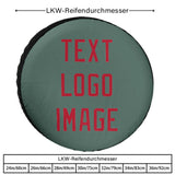 Custom Blue Green Red Truck Tires