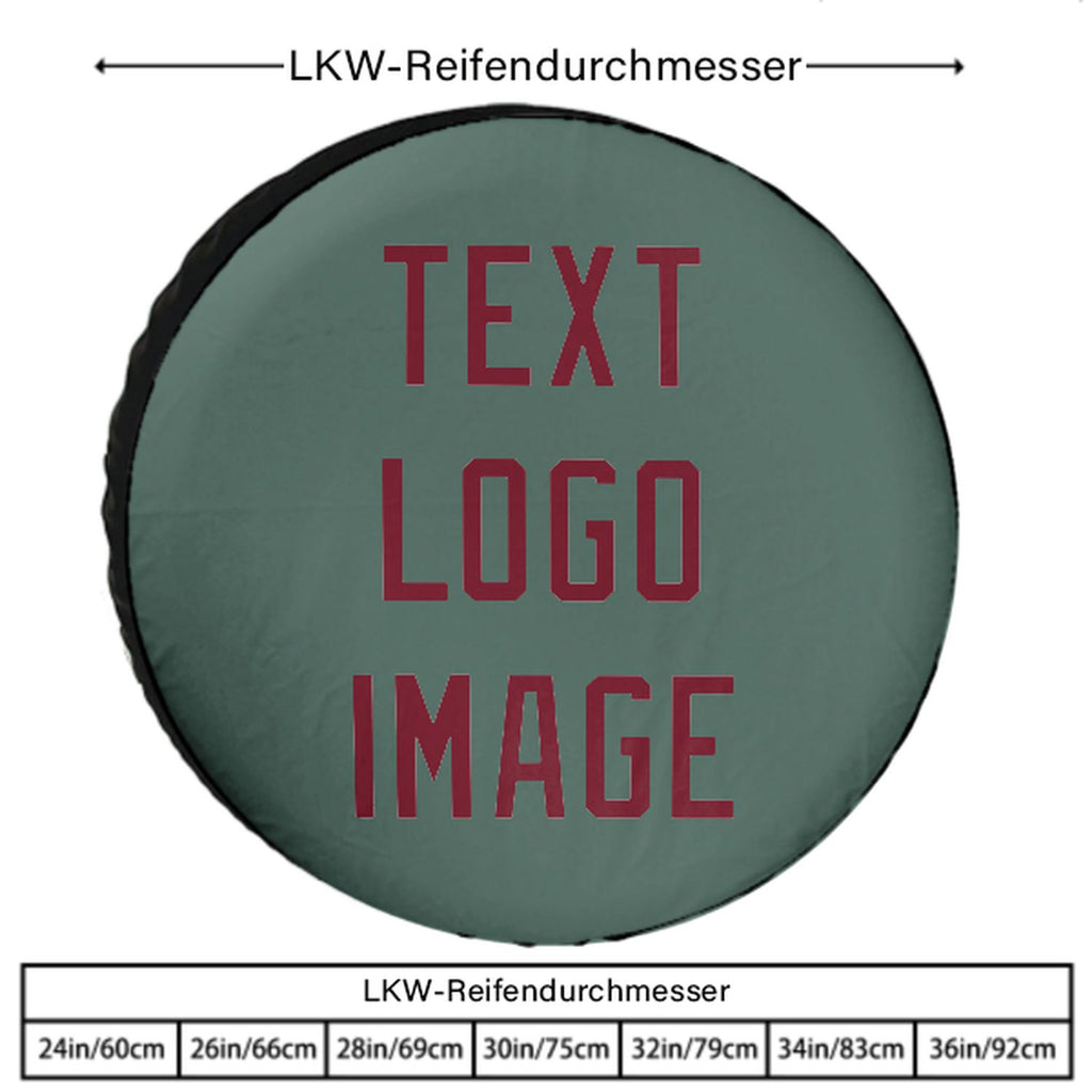 Custom Blue Green Crimson Red Truck Tires